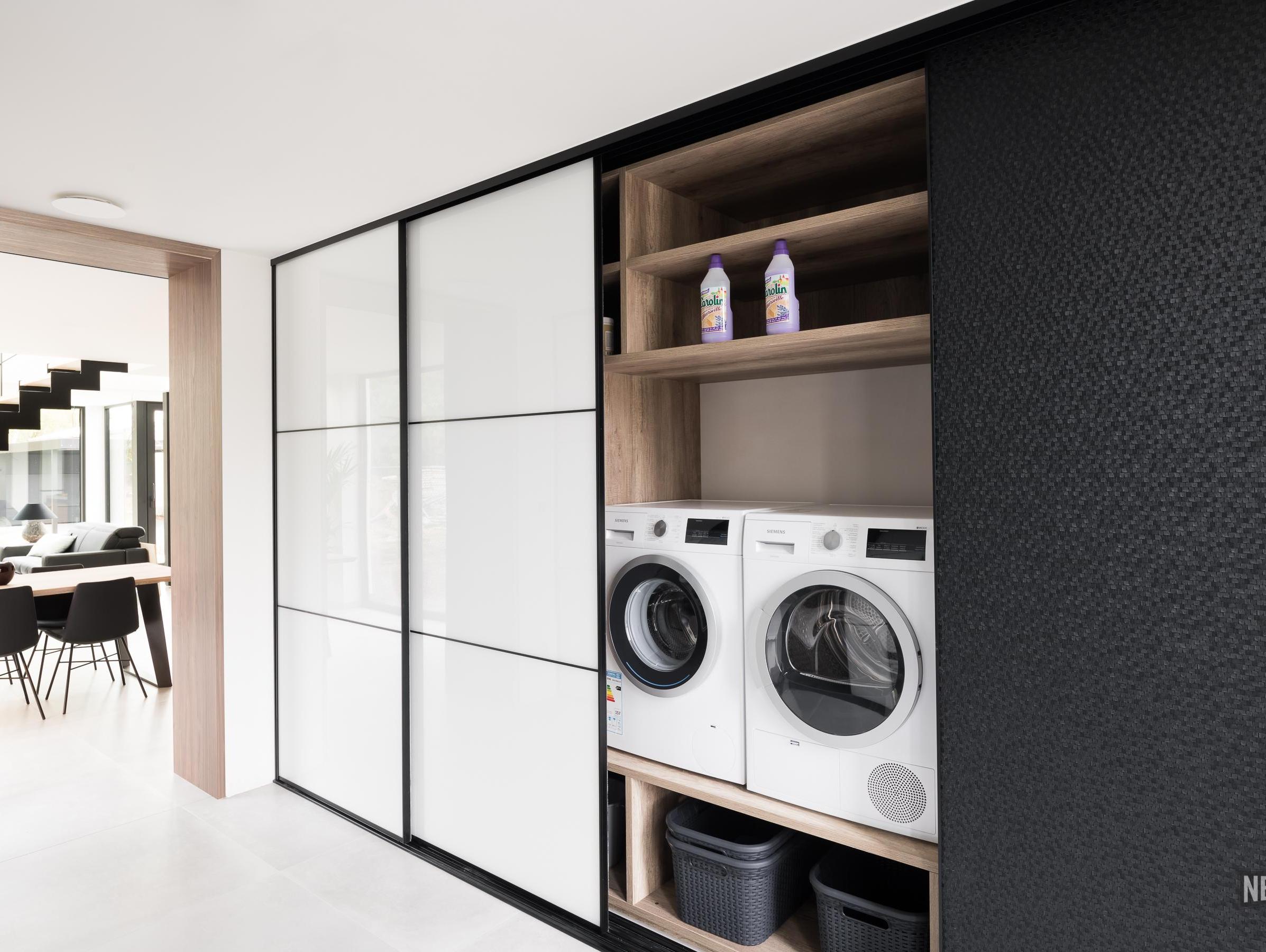 Wasombouwkast, maatkast wasmachine, kast wasmachine, wasmachine toren, dendermonde