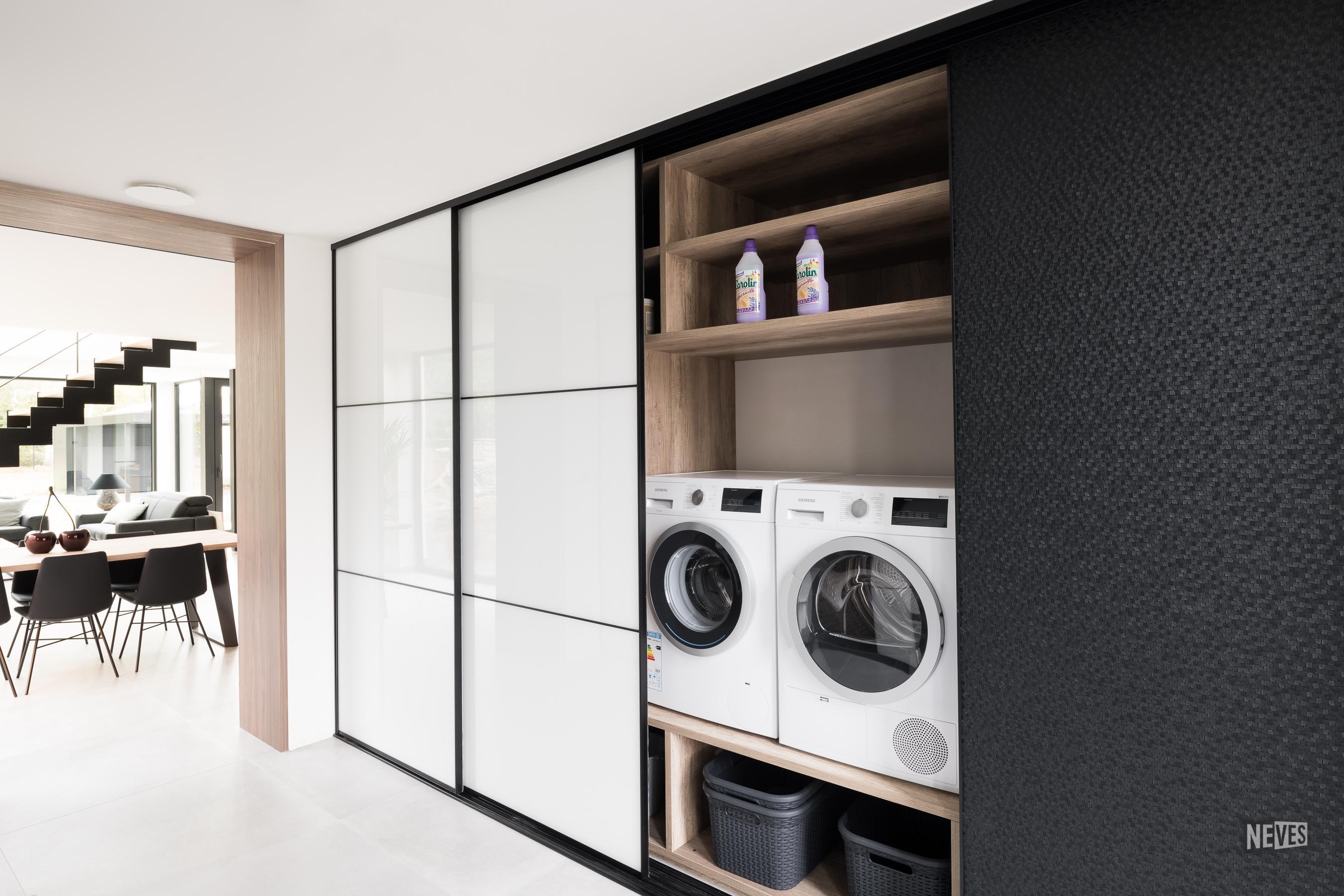 Wasombouwkast, maatkast wasmachine, kast wasmachine, wasmachine toren, dendermonde